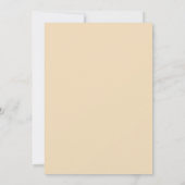 Invitation Elégante couleur violet aquarelle Floral (Dos)