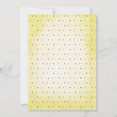 Invitation Elégante Daisies Jardin Floral 80e fête d'annivers (Dos)