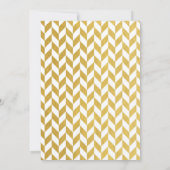 Invitation élégante d'anniversaire de mariage de 5 (Dos)