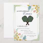 Invitation élégante de 30e anniversaire de Pickleb (Devant / Derrière)