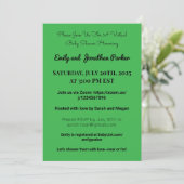 Invitation Élégante de Baby shower virtuel (Debout devant)