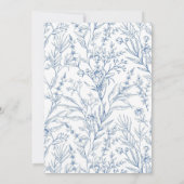 Invitation élégante de Bar Mitzvah à la Tour Eiffe (Dos)