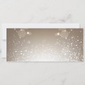 Invitation élégante de billet de fête de Noël (Dos)