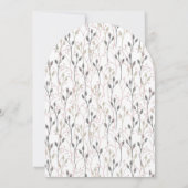 Invitation élégante de brunch de Pâques (Dos)