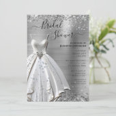 Invitation élégante de douche de mariée (Debout devant)