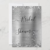Invitation élégante de douche de mariée (Dos)