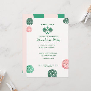 Invitation élégante de fête de bachelor pour femme