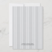 Invitation élégante de Fête de la mariée (Dos)