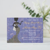 Invitation élégante de Fête de la mariée de (Debout devant)