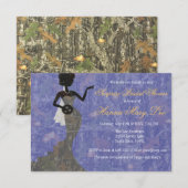 Invitation élégante de Fête de la mariée de (Devant / Derrière)