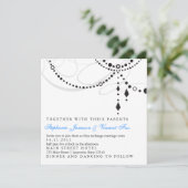 Invitation élégante de lustre (Debout devant)