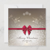 Invitation élégante de Noël (Dos)