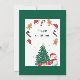 Invitation élégante de Noël avec feuillage pour dî