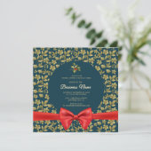 Invitation élégante de Noël pour une soirée d'affa (Debout devant)