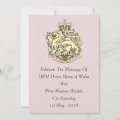 Invitation élégante de partie de Harry et de (Devant)