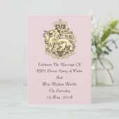 Invitation élégante de partie de Harry et de (Debout devant)
