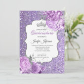 Invitation élégante de Quinceanera (Debout devant)