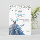 Invitation élégante de Quinceanera (Debout devant)