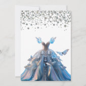 Invitation élégante de Quinceanera (Dos)