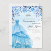 Invitation élégante de Quinceanera (Devant)