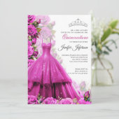 Invitation élégante de Quinceanera (Debout devant)