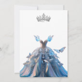 Invitation élégante de Quinceanera (Dos)
