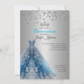 Invitation élégante de Quinceanera (Devant)