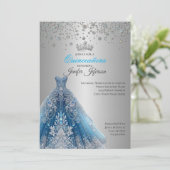 Invitation élégante de Quinceanera (Debout devant)