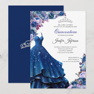 Invitation élégante de Quinceanera