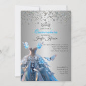 Invitation élégante de Quinceanera (Devant)