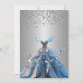 Invitation élégante de Quinceanera (Dos)