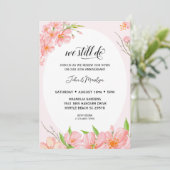 Invitation élégante de renouvellement de vœux d'an (Debout devant)