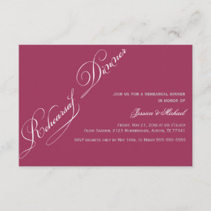 Invitation élégante de sangria de dîner de