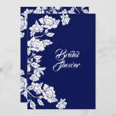 Invitation élégante de style chinoiserie (Devant / Derrière)