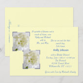 Invitation élégante de zantedeschia (Devant / Derrière)