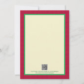 Invitation élégante d'échange de biscuit de (Dos)