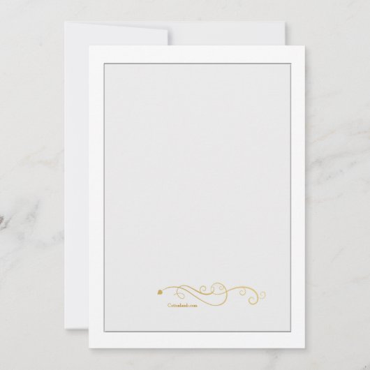 Invitation élégante d'obtention du diplôme de (Dos)