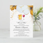 Invitation Élégante douche de couple pour Elle et Lui (Debout devant)