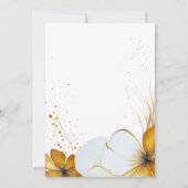 Invitation Élégante douche de couple pour Elle et Lui (Dos)