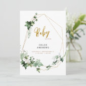 Invitation Élégante douche en verre lierre (Debout devant)