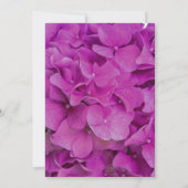 Invitation Élégante douche nuptiale magenta rose (Dos)