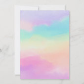 Invitation Elégante Dreamy Pink Bow Sweet 16 Anniversaire (Dos)