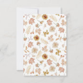 Invitation Elegante ducha de novias con flores de Boho (Dos)
