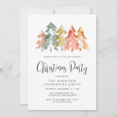 Invitation Élégante Entreprise Fête de Noël d'entreprise (Devant)