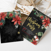 Invitation Elégante entreprise moderne adulte fête de Noël