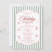 Invitation Elégante entreprise Noël Société Fête de Noël (Devant)