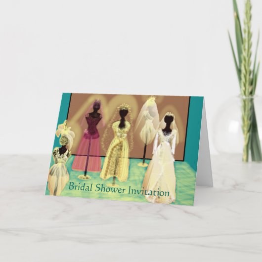 Invitation élégante et chic de douche nuptiale (Devant)