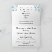 Invitation élégante et chic de douche nuptiale (Intérieur)