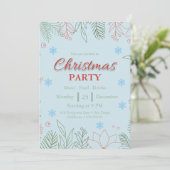 Invitation élégante et festive pour une soirée de  (Debout devant)