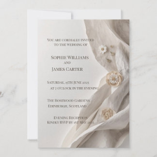 Invitation Élégante et Minimaliste pour la Soirée
